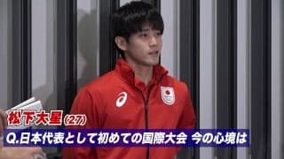 日本勢唯一のペンドラ・松下大星 代表初の国際大会「緊張より楽しみの方が強い」【アジア競技大会 卓球】