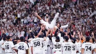 オリ杉本、胴上げは「気持ち良かった」　不振で2軍落ちも経験…優勝記者会見一問一答