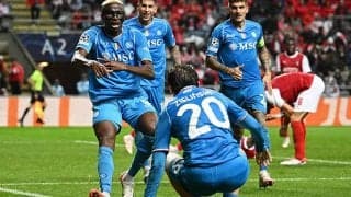 一時同点もブラガの反撃を凌いだナポリが終盤のオウンゴールで薄氷の勝利【CL】