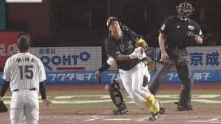スタンド総立ち！打った瞬間ホームラン 復活したポストシーズンに強い男 ラオウ・杉本裕太郎が“エグすぎる一発”を左中間最深部に叩き込む瞬間