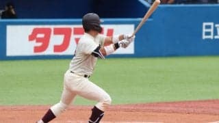 吉納値千金の決勝打！　全員の力で明大に競り勝つ／明大１回戦