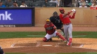 溢れる身体能力 エンゼルス期待の若手アデル、爆速174キロの130メートル弾は魅力満点 来季こそメジャー定着へ猛アピール