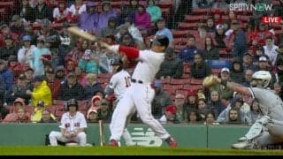 吉田正尚に打たれて投手がっかりの瞬間　3安打猛打賞はお手本のような綺麗なセンター返しから始まった！