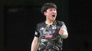 日本男子 北朝鮮を破り予選突破！エース張本が怪我の影響を感じさせず完勝【卓球 アジア競技大会】