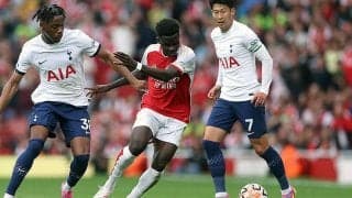 好調同士の白熱ノースロンドン・ダービーはドロー決着！　サカ＆ソン・フンミンの両エースが共に2点を演出【プレミアリーグ】