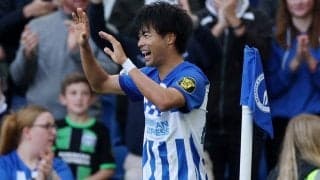 新コンビ結成！？逆転弾生んだ三笘薫とアンス・ファティのハグショットにファンも喜び「この2人が大好きだ！」