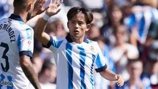 「クボは最高の状態にある」”リーグ4位タイ”の今季4点目を決めた久保建英を地元メディアも絶賛「得点王を目指す」