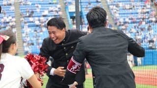 王者明大に勝利！歓喜あふれる応援席！/早明１回戦応援