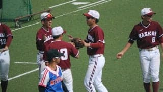 佐藤の熱投虚しくサヨナラ負け