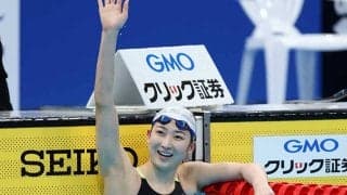 【競泳 アジア大会】前日棄権の池江璃花子、100mバタフライで“復帰”　1分0秒34で2着、全体8位で決勝進出