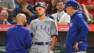 【MLB】シーガー、右前腕の打撲で負傷交代　死球で苦悶の表情…首位打者争いに影響か