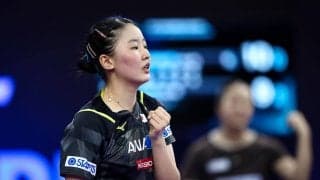 15歳・張本美和が韓国のカットマンを完封！日本が決勝進出に王手【アジア競技大会 卓球】