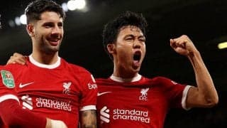 「パスえぐいぞ」「すごいとこ通してる」遠藤航が得意の鋭い縦パスでアシスト記録！ ソボスライのスーパーミドルをお膳立て