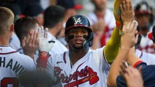 【MLB】アクーニャJr.が史上初「40-70」の大記録　ベース抜き取り喜び爆発…球場は喝采止まず