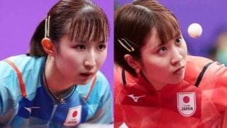 団体戦で中国に大健闘の早田ひな、平野美宇が個人戦で打倒中国を目指す！【アジア競技大会 卓球】