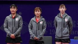 日本女子 中国に善戦もストレート負け。57年ぶりの金ならず、14年大会以来の銀メダル【卓球 アジア競技大会】