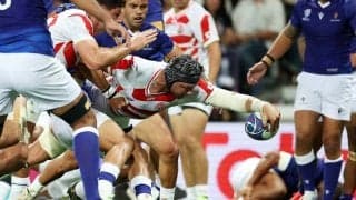 「前回大会の輝きを垣間見せた」サモア撃破の日本代表を英称賛！「野心と滑らかさを取り戻しつつある」【ラグビーW杯】