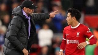 「トップのパス」「素晴らしかった」クロップ監督、初アシスト記録の遠藤航を称賛…外野の声も跳ね除ける「まさに我々が望んでいたもの」