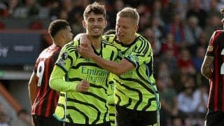 アーセナルがボーンマスに4発快勝！　悩めるハヴァーツがPK弾で待望の初ゴール【プレミアリーグ】