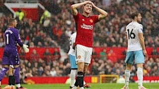 アンデルセンの豪快弾に沈んだユナイテッドが今季早くも4敗目…C・パレスにELF杯のリベンジを許す【プレミアリーグ】