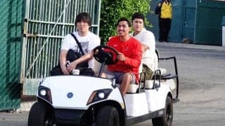 【MLB】大谷翔平が球場入り　右肘には包帯…手術後初めて姿を見せる、13日ぶりチーム合流