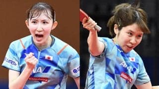 早田ひなが快勝でベスト8進出！平野美宇は世界ランク外の北朝鮮選手に敗北【卓球 アジア競技大会】