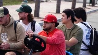 【MLB】大谷翔平「お疲れ様でした！」　最後は盟友と帰路へ…トラウタニは今季で見納めか