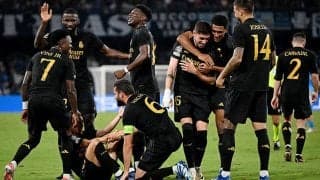 勝敗を分けたのはバルベルデの弾丸ミドル、ベリンガム1G1Aのマドリーがナポリとのシーソーゲームを制す【CL】