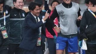 「この1勝は本当に歴史に残るもの」J2勢としてACL初勝利、歴史を作った甲府の篠田善之監督は決勝ゴールの瞬間を振り返る「真っ白になった」