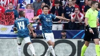 上田綺世がCLデビュー戦で幻の初ゴール！ 絶妙抜け出しがOG誘発「オフザボールの動きが良い」「デビュー戦でこのプレーできるのか」