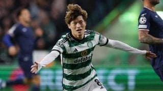 「抜け出しうまい」「めっちゃ良い」古橋亨梧が待望のCL初ゴール！前田大然の仕掛けが起点に「初ゴールおめでとう」