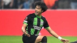 「前半は無名」EL初アシストの三笘薫にまずまずの評価、後半は「かなり調子を上げた」