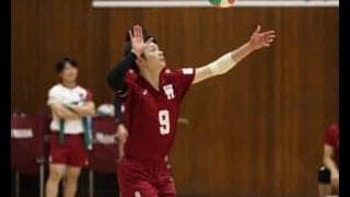 セッター浅野翼が躍動！　全員バレーで慶大に快勝する