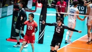 男子日本代表はセルビアに快勝でパリ五輪出場権獲得圏内の2位に浮上