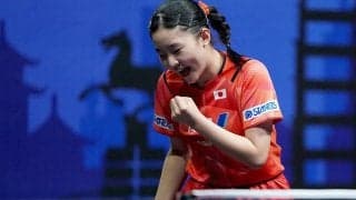 15歳張本美和が10代対決を制す！韓国の新エースを破りベスト8入り【卓球 WTT蘭州】