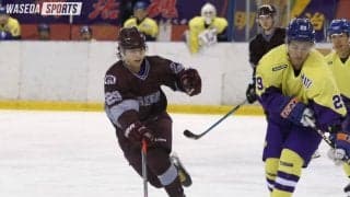 後半の連続失点が響き、明大に敗北／明大戦