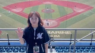 ロッテ谷保さん、最後のアナウンスで涙　花束サプライズ…33年の功績に「谷保コール」