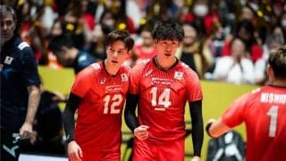 男子日本代表はストレートでスロベニアを下しパリオリンピック出場権を獲得