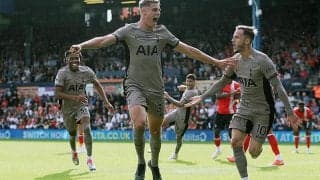 ビスマ軽率退場で後半10人スパーズがルートンに競り勝つ！　ファン・デ・フェン値千金PL初弾で暫定首位に【プレミアリーグ】