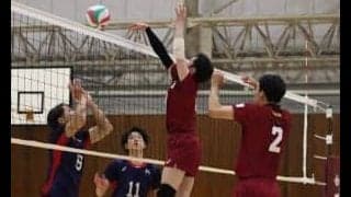 序盤の押される展開をしのぎ、駒大にストレート勝ち！