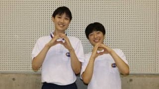【バレーボールU19女子日本代表対談（前編）】大森咲愛&西川凜（金蘭会高）　インターハイに出場できず涙も「ほんまにユースに行ってよかった」