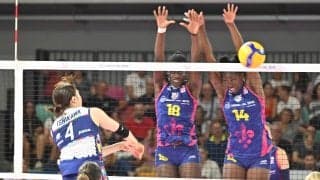 石川真佑がセリエAデビュー戦でチーム最多得点も黒星スタート