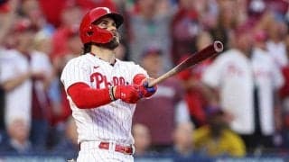 【MLB】“2本塁打4打点”ハーパー大爆発、フィリーズPS記録6アーチでブレーブスを圧倒…地区S突破王手