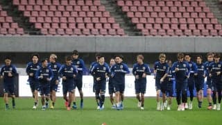 奥抜侃志は再び欠席で療養中…日本代表が新潟入りしスタジアムで前日練習