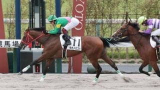 【新馬/京都3R】マジェスティックウォリアー産駒 タガノミストがしぶとく逃げ切る