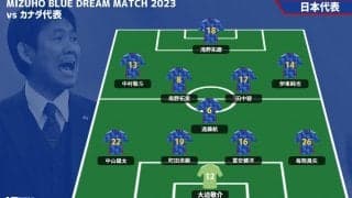 日本代表は毎熊晟矢、中村敬斗、南野拓実ら先発！　カナダ代表をデンカSに迎え撃つ