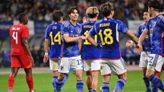 日本代表、カナダ相手に３－０で折り返す！田中碧が先制点、中村敬斗が３点目