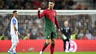 C・ロナウド2発などでスロバキアとの上位対決を制したポルトガルが7連勝で予選突破！【ユーロ2024予選】