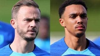 マディソンとTAAのイングランド代表2選手が誤審問題の直接対決巡ってやり合う？　強烈カウンターのリバプールDFに軍配か