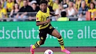 ドルトムントの若手FWデュランヴィルが復帰戦で再負傷…復帰は来年以降か